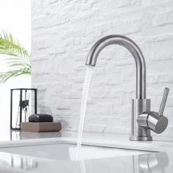 LOMAZOO Wastafelkraan Ivory - Mengkraan Wastafel - Kraan Badkamer - Wastafelmengkraan RVS -Grohe Winkel 1200x1200 1336