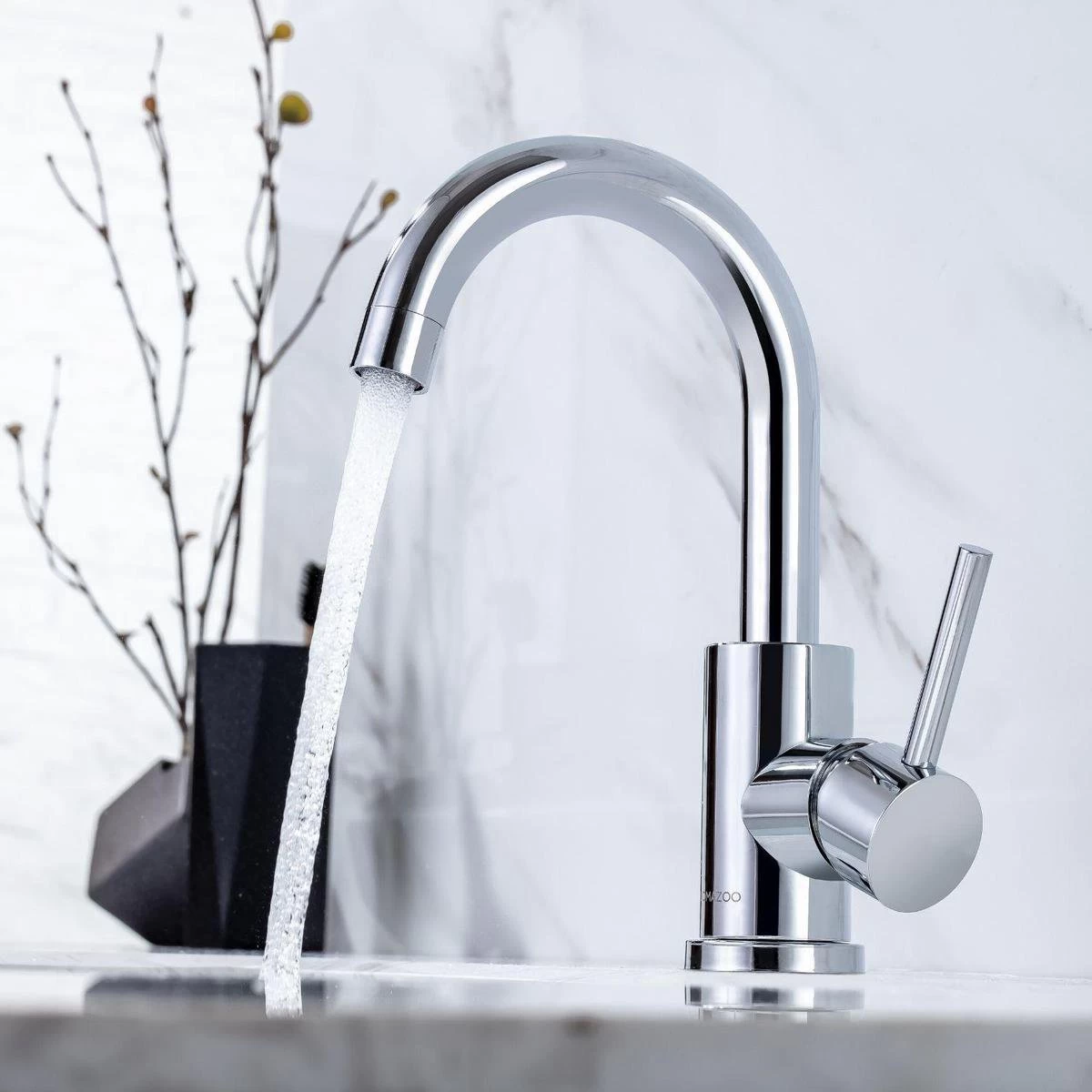 LOMAZOO Wastafelkraan Cupid - Chroom 4 LOMAZOO Wastafelkraan Cupid - Chroom - Image 4