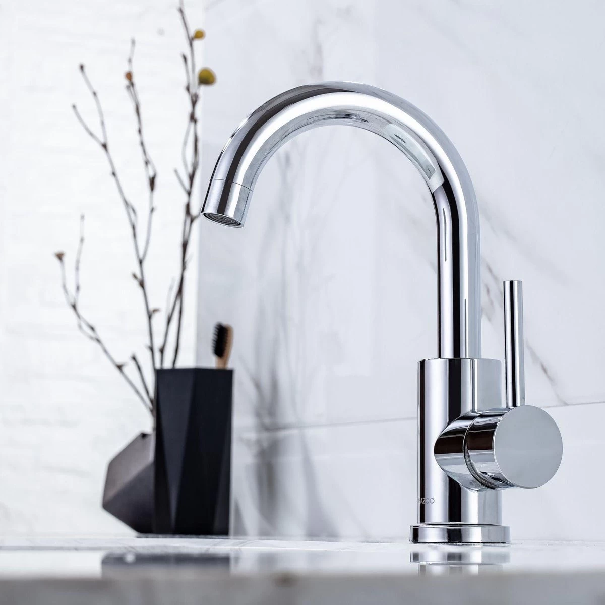 LOMAZOO Wastafelkraan Cupid - Chroom 5 LOMAZOO Wastafelkraan Cupid - Chroom - Image 5