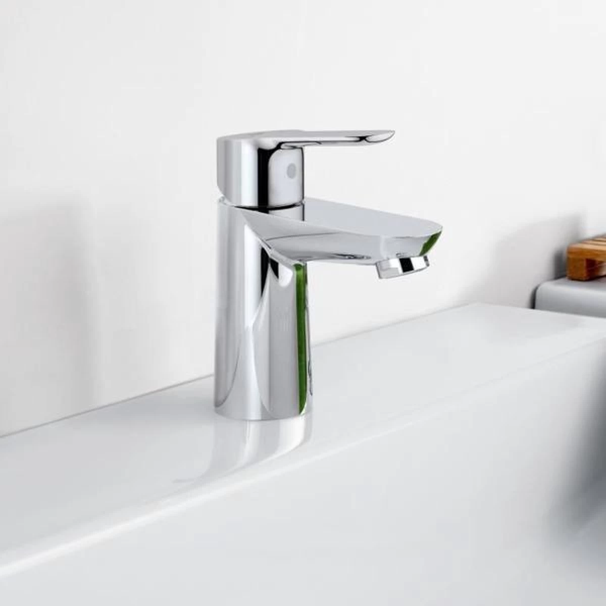 GROHE BauEdge Wastafelkraan - Met EcoJoy® - Zonder Waste - Chroom - 23330000 3 GROHE BauEdge Wastafelkraan - Met EcoJoy® - Zonder Waste - Chroom - 23330000 - Image 3