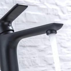 LOMAZOO Wastafelkraan Zwart Taurus - Kraan Wastafel - Kraan Badkamer - Badkamerkraan Zwart -Grohe Winkel 1200x1200 1383