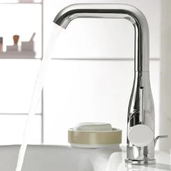 GROHE Essence New Wastafelkraan - Met EcoJoy® - Draaibare Uitloop - Zonder Waste - Chroom - 23541001 -Grohe Winkel 1200x1200 1385