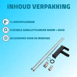 BADO Wastafelkraan - Mat Zwart - Kraan - Mengkraan - Badkamerkraan -Grohe Winkel 1200x1200 1397