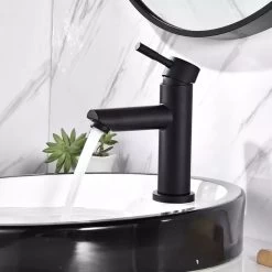 Merkloos Wastafelkraan 8500A - Badkamerkraan - Toiletkraan - Mengkraan - Mat Zwart -Grohe Winkel 1200x1200 1402