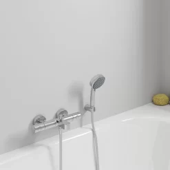 GROHE QuickFix Precision Get Thermostatische Badkraan - EcoJoy® - 15cm - Met Koppelingen - Chroom - 34774000 -Grohe Winkel 1200x1200 1410