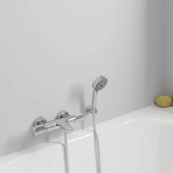 GROHE QuickFix Precision Feel Themostatische Badkraan - EcoJoy® - CoolTouch - 15 Cm - Met Koppelingen - Chroom - 34788000 -Grohe Winkel 1200x1200 1425