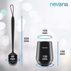 Toiletborstel Met Houder - WC Borstel - Vrijstaand - Siliconen - Zwart -Grohe Winkel 1200x1200 1479