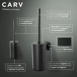 Tiger Carv - Toiletborstel Met Houder - Zwart -Grohe Winkel 1200x1200 1503