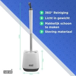 Toiletborstel Siliconen Met Houder - Sneldrogend, Hygiënisch & Antibacteriële Werking - WC Borstel - Toilet Borstel Houder (EXTRA SILICONE BORSTEL GRATIS) 9 Toiletborstel Siliconen Met Houder - Sneldrogend, Hygiënisch & Antibacteriële Werking - WC Borstel - Toilet Borstel Houder (EXTRA SILICONE BORSTEL GRATIS) -Grohe Winkel 1200x1200 1518
