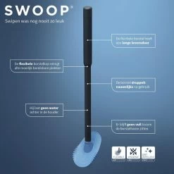 Tiger Tess - Toiletborstelhouder Vrijstaand Met Swoop® Borstel Flexibel - Zwart / Antraciet -Grohe Winkel 1200x1200 1543