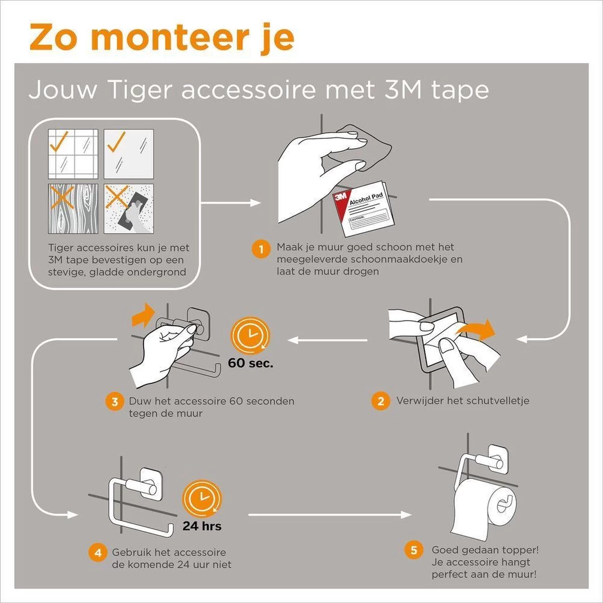 Tiger Colar - Toiletborstel Met Houder - Zwart 11 Tiger Colar - Toiletborstel Met Houder - Zwart - Image 11