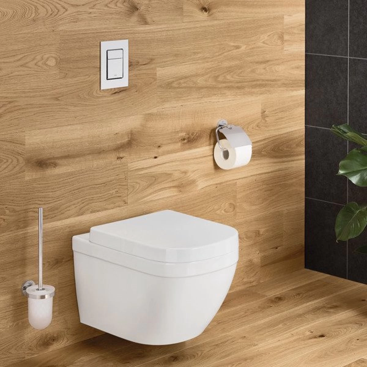 GROHE Essentials Toiletborstelset (wandmodel) - Chroom 2 GROHE Essentials Toiletborstelset (wandmodel) - Chroom - Image 2
