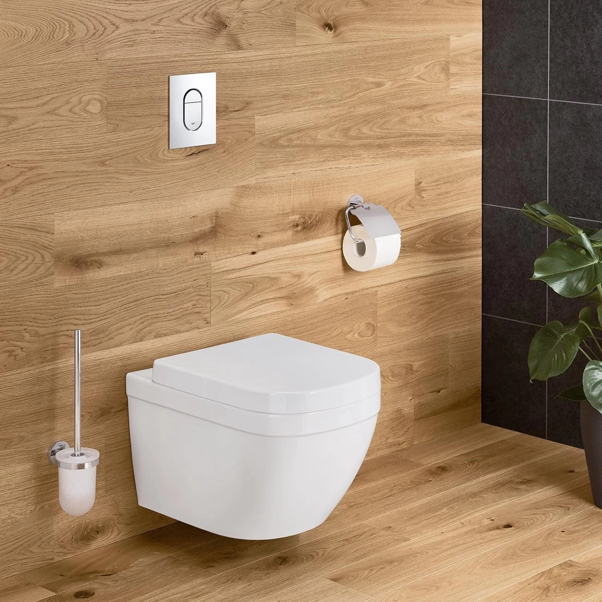 GROHE Essentials Toiletborstelset (wandmodel) - Chroom 6 GROHE Essentials Toiletborstelset (wandmodel) - Chroom - Image 6