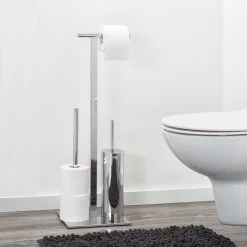 Sealskin Square Toiletbutler Vrijstaand - Toiletborstel Met Houder - Toiletrolhouder Zonder Klep - Reserverolhouder - Chroom 9 Sealskin Square Toiletbutler Vrijstaand - Toiletborstel Met Houder - Toiletrolhouder Zonder Klep - Reserverolhouder - Chroom -Grohe Winkel 1200x1200 1582