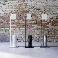 Sealskin Tube - Toiletbutler - Toiletrolhouder - Toiletborstel Met Houder - Vrijstaand - Zwart -Grohe Winkel 1200x1200 1586