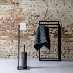 Sealskin Tube - Toiletbutler - Toiletrolhouder - Toiletborstel Met Houder - Vrijstaand - Zwart -Grohe Winkel 1200x1200 1587