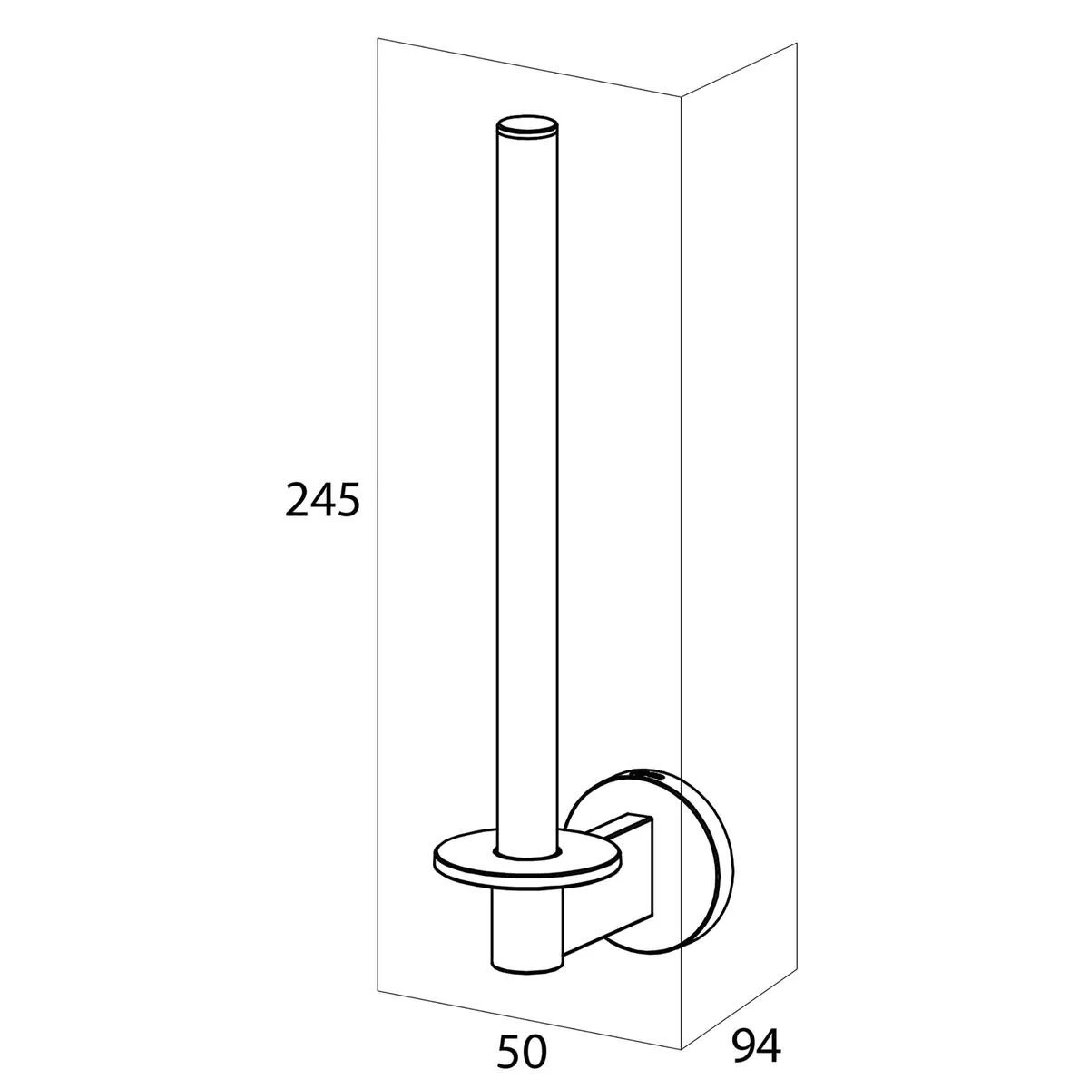 Tiger Noon Reserverolhouder - Zwart 6 Tiger Noon Reserverolhouder - Zwart - Image 6