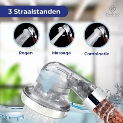 Waterbesparende Douchekop Met Mineraalstenen Ionische Douchekop – Douchefilter - Waterfilter - Handdouche - Hogedruk Douchekop – Transparant -Grohe Winkel 1200x1200 163