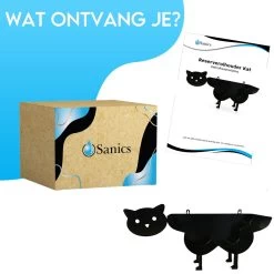 Sanics Reserverolhouder Vrijstaand - Hangend - Wandhouder - Kat - Zwart -Grohe Winkel 1200x1200 1635