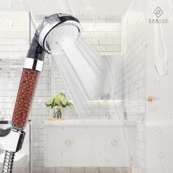 Waterbesparende Douchekop Met Mineraalstenen Ionische Douchekop – Douchefilter - Waterfilter - Handdouche - Hogedruk Douchekop – Transparant -Grohe Winkel 1200x1200 165