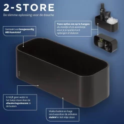 Tiger 2-Store - Wandrekje / Douchemandje - 25 Cm - Zwart 20 Tiger 2-Store - Wandrekje / Douchemandje - 25 Cm - Zwart -Grohe Winkel 1200x1200 1690