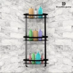 BrandtBergkamp Doucherek Zonder Boren – Badkamerrek – 3 Laags – Zwart -Grohe Winkel 1200x1200 1748