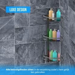 BrandtBergkamp Doucherek Zonder Boren – Badkamerrek – 3 Laags – Zwart -Grohe Winkel 1200x1200 1752