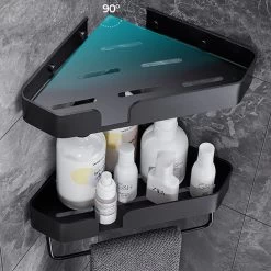 Luxe Doucherek Zonder Boren – 1/2/3 Laags – 32 Cm – Hangend – Aluminium – Zwart 22 Luxe Doucherek Zonder Boren – 1/2/3 Laags – 32 Cm – Hangend – Aluminium – Zwart -Grohe Winkel 1200x1200 1758