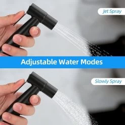 Merkloos Bidet Handdouche - Shattaf - Bidet Sproeier - Bidetkraan - Handheld Bidet Spray Met 120 Cm Doucheslang / Houder- Zwart -Grohe Winkel 1200x1200 178