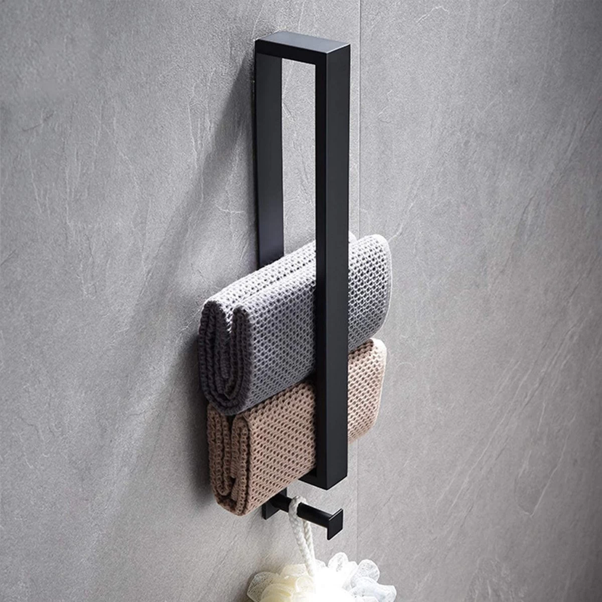 Home4u® - Handdoekrek Badkamer - Handdoekstang - Handdoekenrek Badkamer - 40CM - Met Hanger 12 Home4u® - Handdoekrek Badkamer - Handdoekstang - Handdoekenrek Badkamer - 40CM - Met Hanger - Image 12