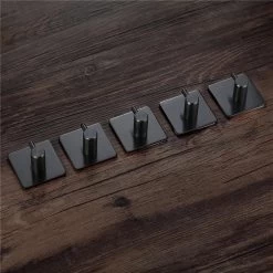 Plakhaakjes - Handdoekhaakjes - Ophanghaak - Wandhaak - Vaatdoekhouder - Zelfklevend - RVS - Zwart -Grohe Winkel 1200x1200 1808