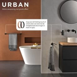 Tiger Urban - Handdoekrek 2-armig - 45 Cm - Zwart -Grohe Winkel 1200x1200 1834