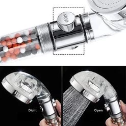 W4Y Ionische Douchekop - Waterbesparende Douchekop - Waterfilter - Handdouche Met Hoge Druk - Douchekop Met Slang -Grohe Winkel 1200x1200 188