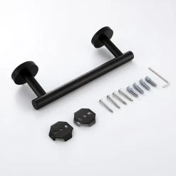 Design Handdoekhouder - Handdoekrek Voor Toilet En Badkamer - RVS Mat Zwart - 30 Cm -Grohe Winkel 1200x1200 1885