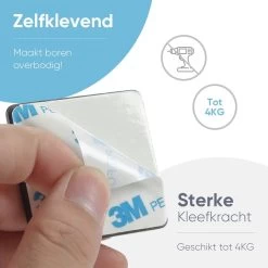 Trendfield Handdoekhaakjes Zelfklevend Zwart - 4 Vierkante Zwarte Handdoek Haakjes - Handdoekhaak - Zwart -Grohe Winkel 1200x1200 1894