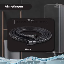 Doucheslang 150 Cm Chroom Zwart – Metaal – Anti-knik – Draaiaansluiting 9 Doucheslang 150 Cm Chroom Zwart – Metaal – Anti-knik – Draaiaansluiting -Grohe Winkel 1200x1200 283