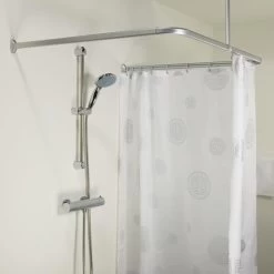 Sealskin Easy Roll 90x90x90 Cm - Aluminium - Mat Zilver -Grohe Winkel 1200x1200 314