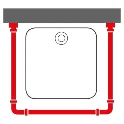 Sealskin - Easy Roll Douchegordijnstangset - 90x90x90 Cm - Wit 21 Sealskin - Easy Roll Douchegordijnstangset - 90x90x90 Cm - Wit -Grohe Winkel 1200x1200 336