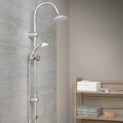 SCHÜTTE Jamaica Fresh Douchesysteem - Regendouche - 102 Cm Stang - Chroom -Grohe Winkel 1200x1200 346