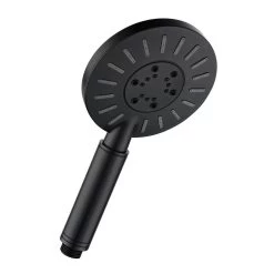 Tiger Tyne Doucheset - Regendouche Ø 22,5 Cm - Handdouche Ø 12 Cm - 3 Standen - Mat Zwart -Grohe Winkel 1200x1200 358