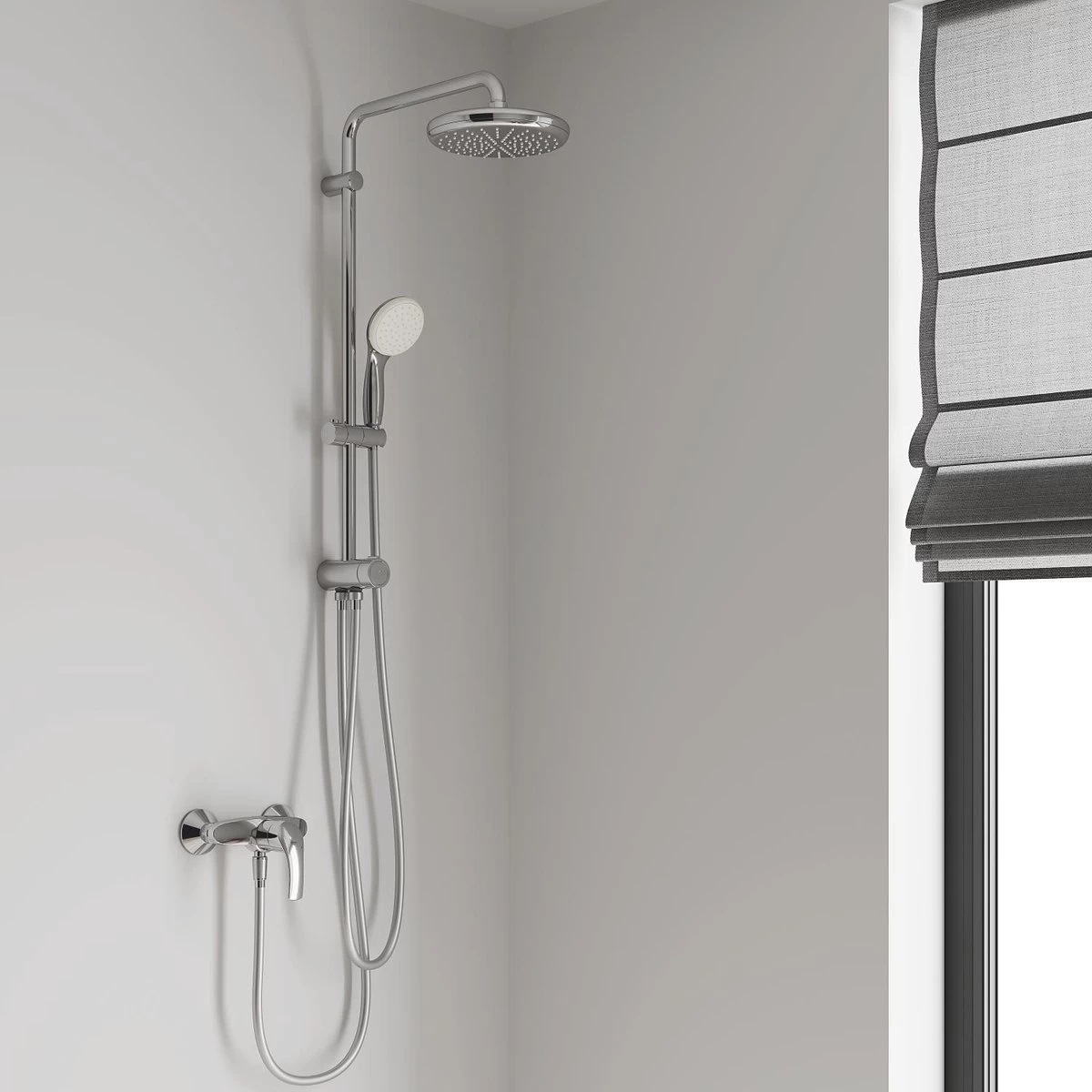 GROHE New Tempesta Cosmopolitan 210 Regendouche - ø 21 Cm - Zonder Thermostaat - Chroom 4 GROHE New Tempesta Cosmopolitan 210 Regendouche - ø 21 Cm - Zonder Thermostaat - Chroom - Image 4