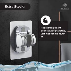 Douchekophouder Chroom Zelfklevend – Verstelbaar – Handdouchehouder – Douchekop Houder Zonder Boren -Grohe Winkel 1200x1200 393