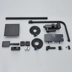 Luxe 4 In 1 Regen Douchekraan - Compleet Wassysteem -Regendouche - Handdouche - Kaan - Bidet - Met Planchet - Chroom - Zwart 6 Luxe 4 In 1 Regen Douchekraan - Compleet Wassysteem -Regendouche - Handdouche - Kaan - Bidet - Met Planchet - Chroom - Zwart -Grohe Winkel 1200x1200 415