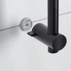 Tiger Tyne Doucheset - Douchekop Ø 12 Cm - Inclusief Comfort Water Saver - 3 Standen - Mat Zwart -Grohe Winkel 1200x1200 45