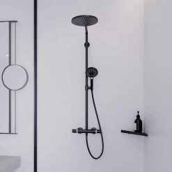 Hansgrohe Crometta S 240 Showerpipe - 1jet - Incl. Thermostaat - Chroom -Grohe Winkel 1200x1200 465