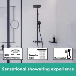 Hansgrohe Crometta S 240 Showerpipe - 1jet - Incl. Thermostaat - Chroom -Grohe Winkel 1200x1200 467