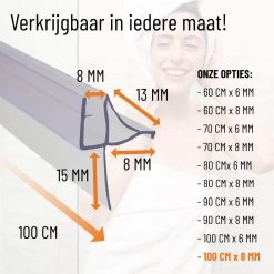 Simple Fix Douchestrip - Douchedeurafdichting - Dorpel - Waterkering - Lekstrip - 100cm Lang - 8mm Glasdikte 10 Simple Fix Douchestrip - Douchedeurafdichting - Dorpel - Waterkering - Lekstrip - 100cm Lang - 8mm Glasdikte -Grohe Winkel 1200x1200 492