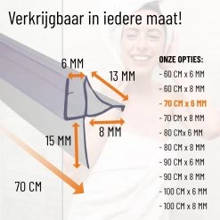 Simple Fix Lekstrip - Douchestrip - Waterkering - 70CM Lang - 6MM Glasdikte - Lekdorpel -Grohe Winkel 1200x1200 496