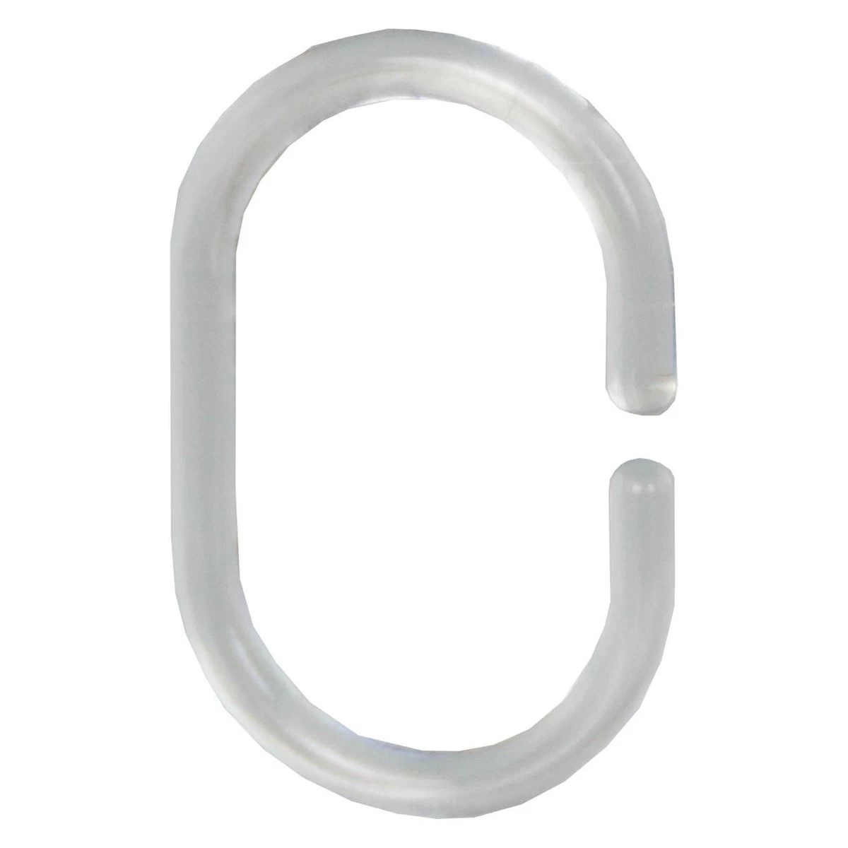 Differnz Douchegordijnringen - Transparant - Kunststof - 6 X 4 Cm - 12 Stuks 3 Differnz Douchegordijnringen - Transparant - Kunststof - 6 X 4 Cm - 12 Stuks - Image 3