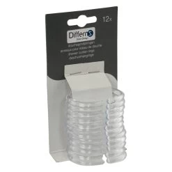 Differnz Douchegordijnringen - Transparant - Kunststof - 6 X 4 Cm - 12 Stuks 18 Differnz Douchegordijnringen - Transparant - Kunststof - 6 X 4 Cm - 12 Stuks -Grohe Winkel 1200x1200 512
